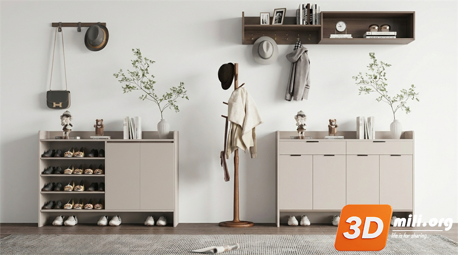 Shoe cabinet Skp Files
